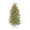4.5ft. Pre-Lit Slim Fraser Fir Artificial Christmas Tree, Multicolor Lights